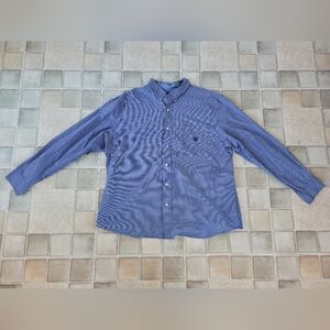 Men's Chaps Easy Care Long Sleeve Button Down Shirt Size XXL
